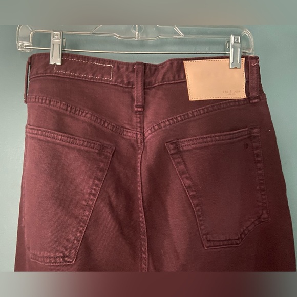 rag & bone Maya High rise Ankle Slim Straight Leg Jeans sz 27 - Picture 5 of 13